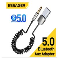 Essager-Adaptador Receptor Bluetooth 5,0,Para Coche