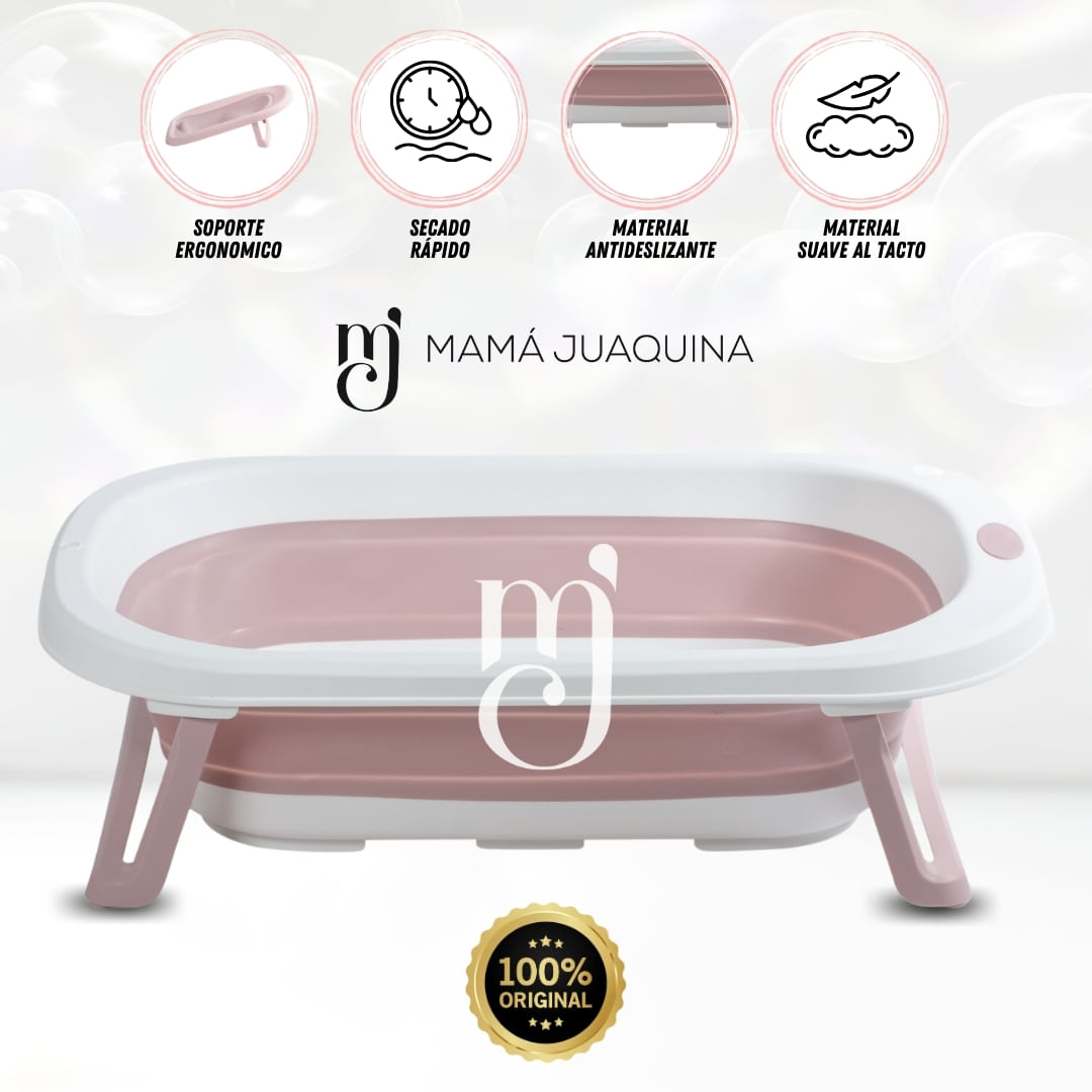 Bañera Plegable «GIO» Rosado