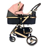 Coche Cuna de Lujo Milan Gold Melón