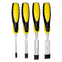 Juego Formones Am/Neg 1/4""-1"" 4Pcs Kamasa KM439