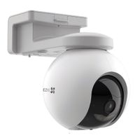 EZVIZ - Cámara IP CB8 2K 3MP con Batería Recargable 210 Días - Blanco