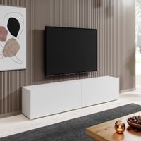 Mesa de TV TU MESITA Clásica Nieves color Blanco 2 puertas