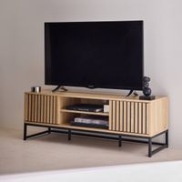 Mesa de TV Flotante Oslo color Duna 2 puertas TU MESITA