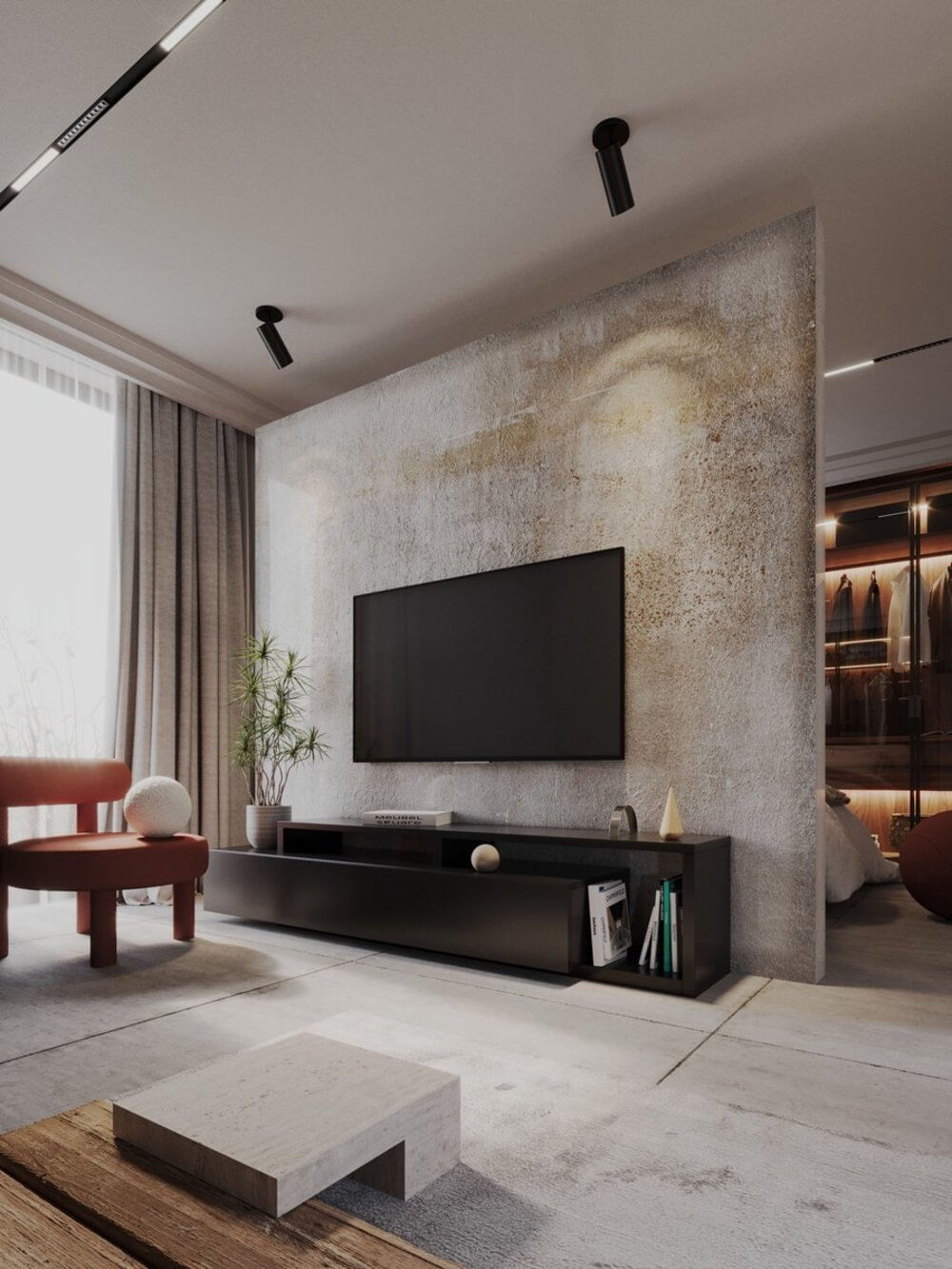 Mesa de TV Moderna Mikela color Negro TU MESITA