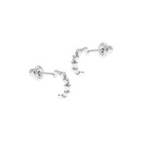 Aretes Estrella en Plata 925