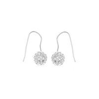 Aretes Esfera en Plata 925