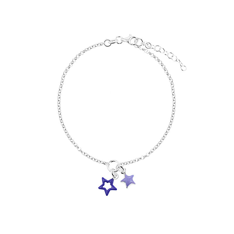 Pulsera Stars Niña Plata 925