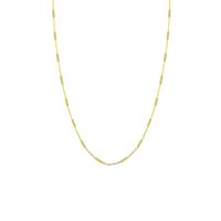 Cadena con Tubitos Oro 18K