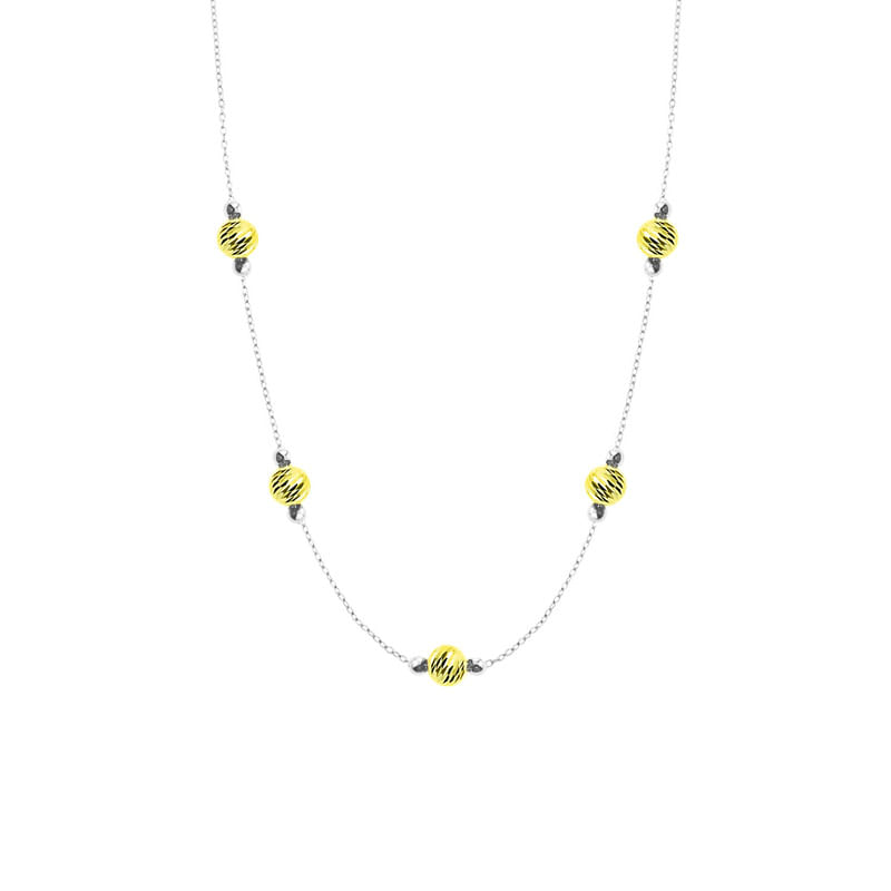 Collar Goldensilver Bolitas