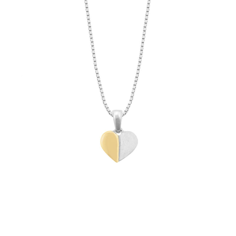 Collar Corazón OroPlata