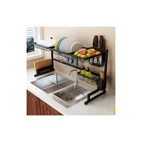 Escurridor Organizador de Platos Acero Carbono Inoxidable 85 CM