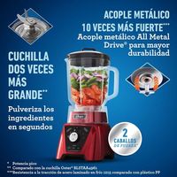Licuadora Xpert Series roja con un vaso Blend N Go – Oster BLST3B RPG 053 (MUNDO ELECTRONICO)