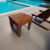 Mesa de centro Contry Cuadrada en madera