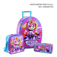 Set Maleta Ranger Grande Eva 3D Paw Patrol Niña Scool