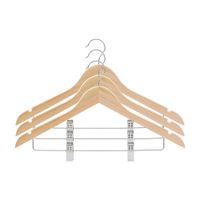 Colgadores de madera para faldas 3 piezas