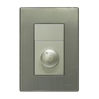 Placa Armada Orange: Interruptor Dimmer Acero Inoxidable