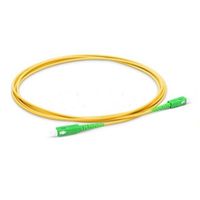 Cable patch cord de fibra optica OM3 3.0mm SC-SC APC 9/125 5 Metros
