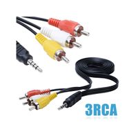 Cable Adaptador 3.5 mm A Rca De 1.5 Mts