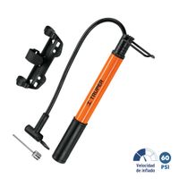 Inflador para bicicleta - truper 60 psi