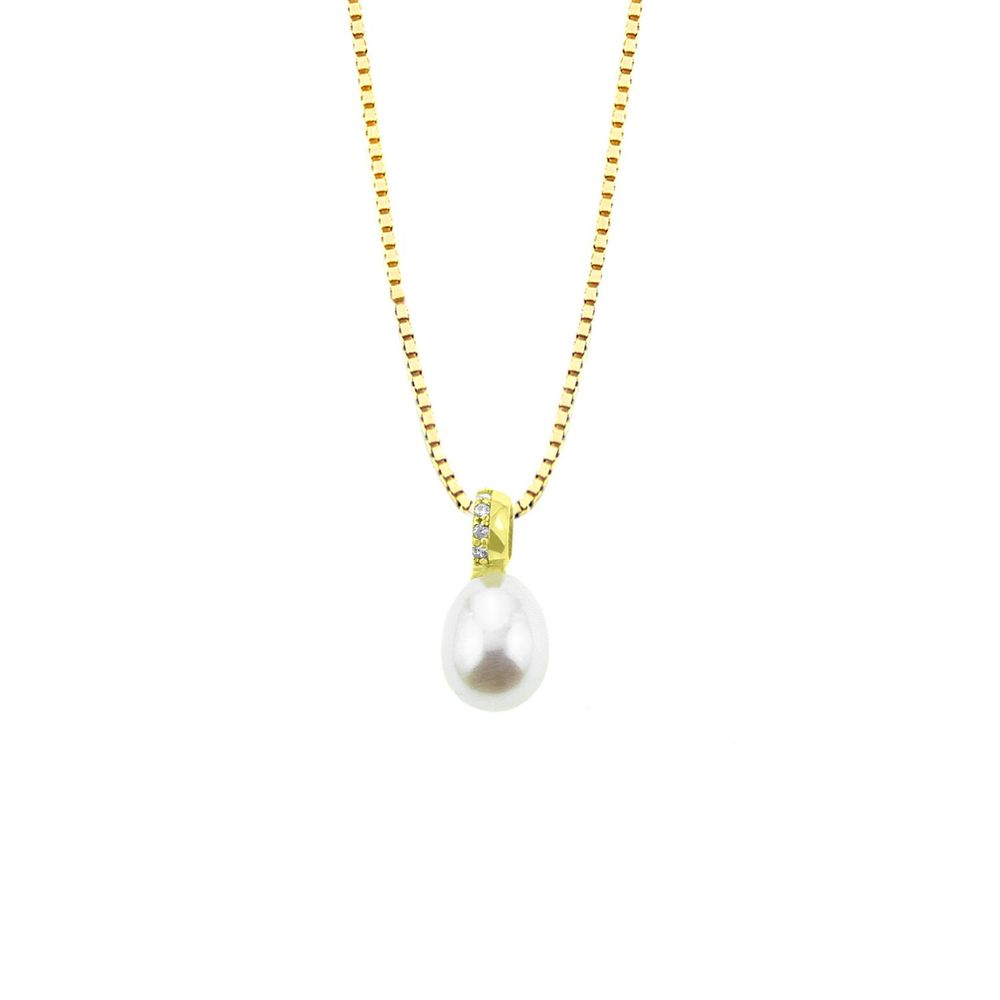 Collar Baliq Perla Cultivada Oro 18K