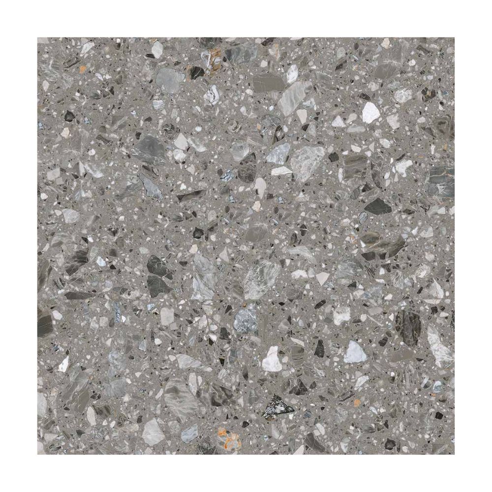 Piso Gress Liso Granito Brillante Gris 60x60cm 1.44m2 Naranja