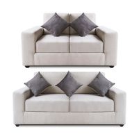 Juego de Sala Spring 3-2 Tela Beige