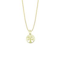 Collar Baliq Arbol De La Vida En Oro 18K