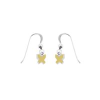 Aretes Baliq Mariposa Oroplata