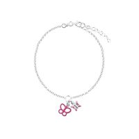 Pulsera Baliq Butterflies Niña Plata 925