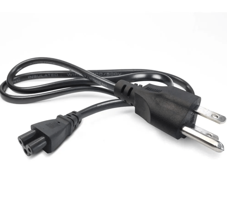 Cable de Poder Xtech XTC-120 CCC Universal 1.8 Metros 3 Puntas Negro