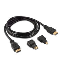 Cable Hdmi Full Hd Adaptador Mini y Micro Hdmi