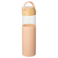 Botella con Tapa de Madera DECO HOME  Colores Varios