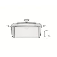 Cacerola Cuadrada Tramontina Grano 22x22 cm (4 Lt) (MUNDO ELECTRONICO)
