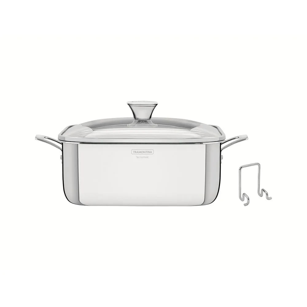 Cacerola Cuadrada Tramontina Grano 22x22 cm (4 Lt) (MUNDO ELECTRONICO)