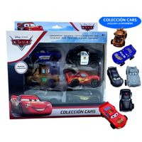Set de Coches Vehículos  A Friccion Cars 6 Pcs