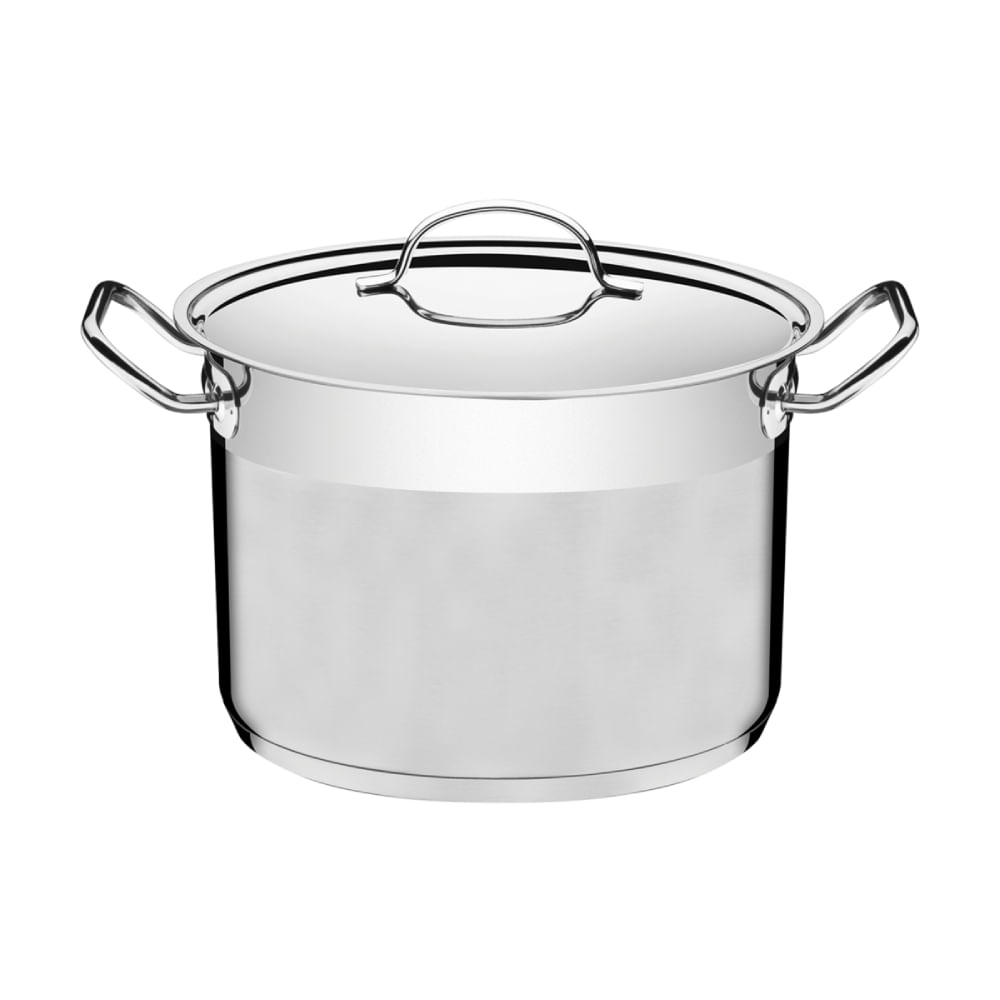 Olla Alta Tramontina Professional de Acero Inoxidable N°28 11,9 L (MUNDO ELECTRONICO)