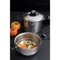 Olla Alta Solar Baquelite C/Asas Y Tapa 20 Cm 4.60 Lt