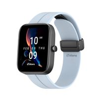 Correa Ardav Compatible Con Amazfit Bip 3 Pro Magnético Celeste