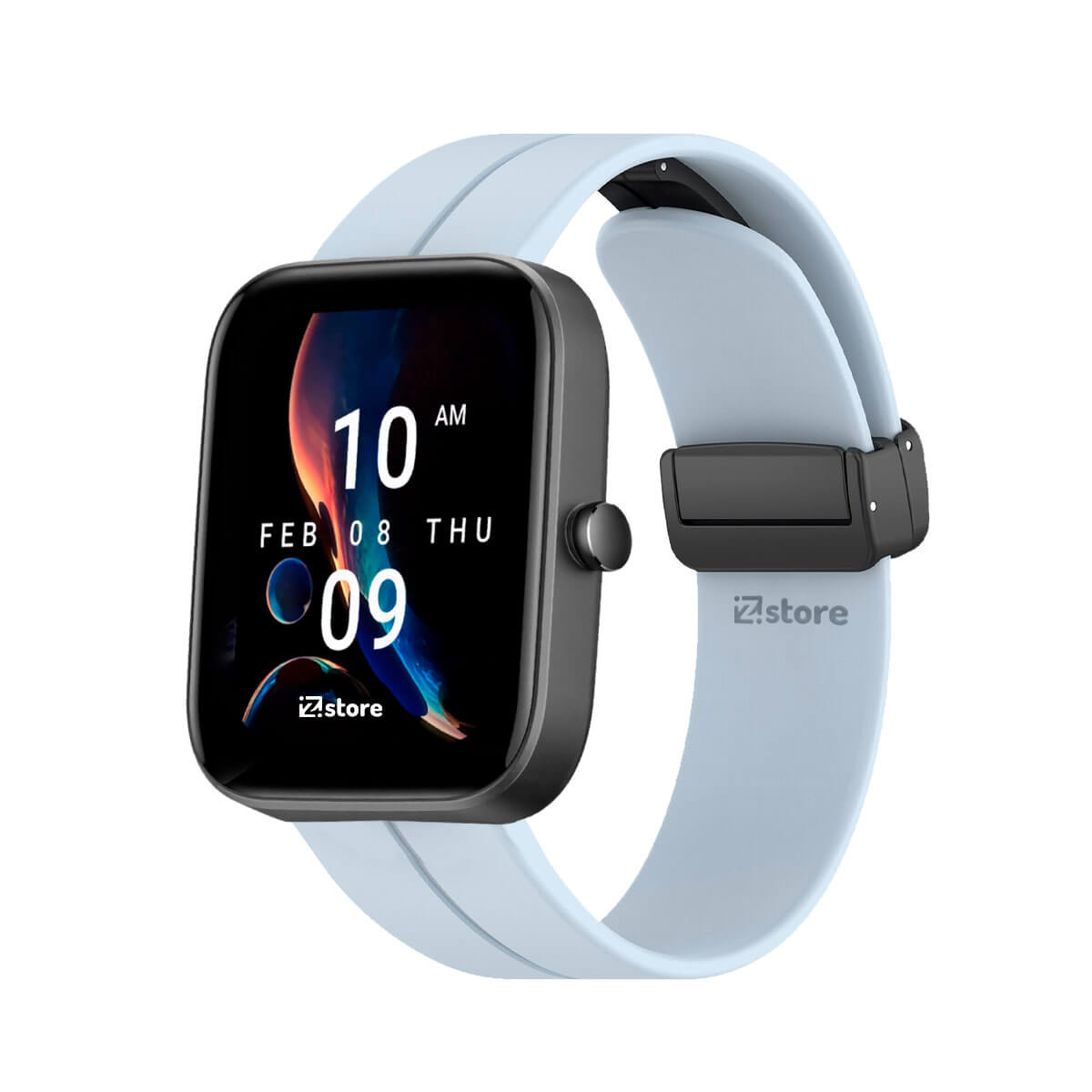 Correa Ardav Compatible Con Amazfit Bip 3 Pro Magnético Celeste