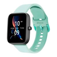 Correa Ardav Compatible Con Amazfit Bip 3/Bip 3 Pro Broche Verde Esmeralda