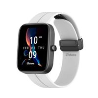 Correa Ardav Compatible Con Amazfit Bip 3 Pro Magnético Blanco
