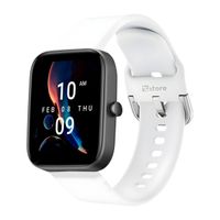 Correa Ardav Compatible Con Amazfit Bip 3/Bip 3 Pro Hebilla Blanco