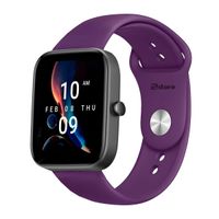 Correa Ardav Compatible Con Amazfit Bip 3/Bip 3 Pro Broche Morado