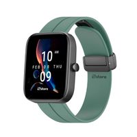 Correa Ardav Compatible Con Amazfit Bip 3 Pro Magnético Verde Pino