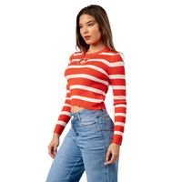 Chompa Casual Corazón de Cashemira Color Rojo