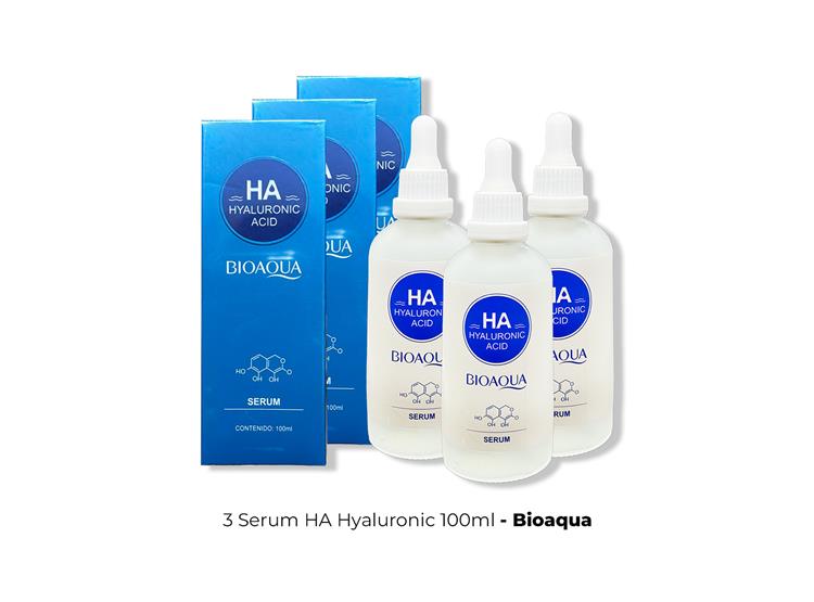 3 Suero Para El Rostro Acido Hialuronico 100Ml