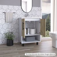 Mueble Lavamanos Bath 2 Puertas -Blanco-Duna