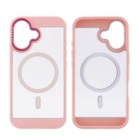Case para iPhone 16, con MagSafe para carga inalámbrica, rígido, rosado