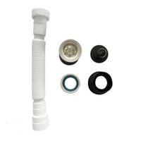 Trampa Flexible Corrugada 1 1/4"" para Lavatorio de Baño de C&A