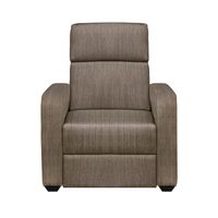 Sillon Reclinable FORLI Fe con bolsillo marron
